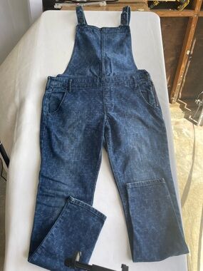 Hollister Dark Blue Denim Women's Overalls